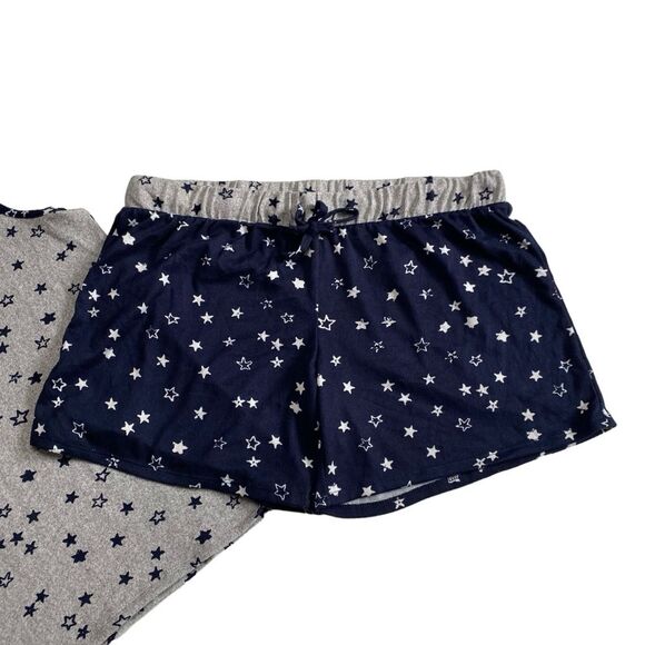 Lucky Brand Soft Two Piece Celestial Pajama Set Tank & Shorts Stars Sz M - Picture 4 of 12